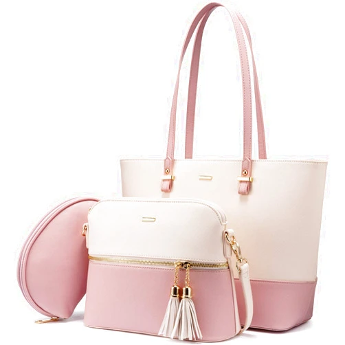 LOVEVOOK Handbags for Women Shoulder Bags Tote Satchel Hobo 3pcs Purse Set