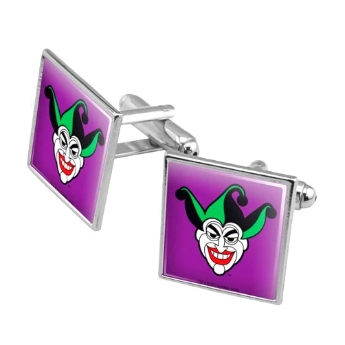 GRAPHICS & MORE Batman Joker Symbol Square Cufflink Set - Silver or Gold