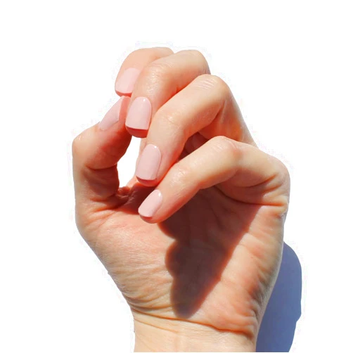 So Gloss Semi Cured Gel Nail Wraps | 20 Nail Wraps | Works with Any LED Nail Light | Salon Quality | Long Lasting | Includes Nail File and Cuticle Stick (Bougie Bare)