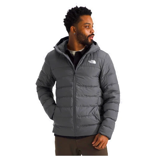 THE NORTH FACE Men's Aconcagua 3 Hooded Jacket | Insulated, Wind & Water Resistant, Attached 3 Piece Hood With Cinch Cord