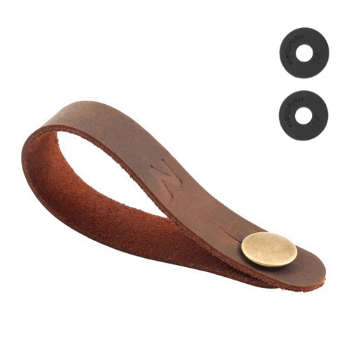 Nefelibata Guitar Strap Lock, Leather Guitar Strap Button, Headstock Adapter Tie,Guitar Neck Strap for Acoustic, Ukulele Strap & Mandolin,Come with Free 1 Pair Strap Locks
