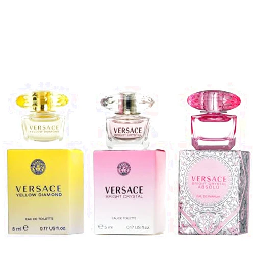 Versace Miniature Variety Trio Collection Perfume Gift Set for Women