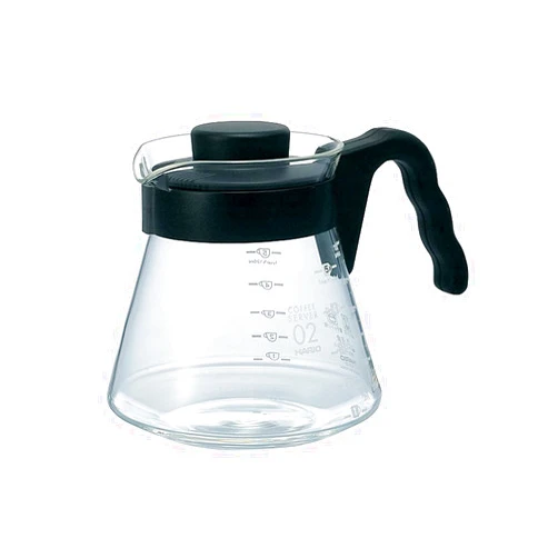 Hario V60 Glass Coffee Server, 700ml, Black