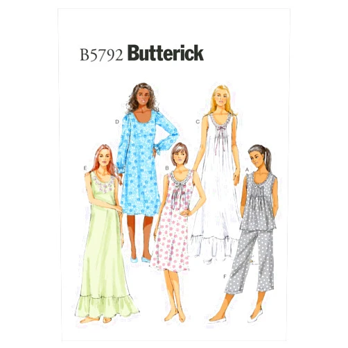 Butterick Patterns B5792ZZ0 Misses' Top Sewing Pattern, Gown and Pants, Size ZZ (LRG-XLG-XXL)