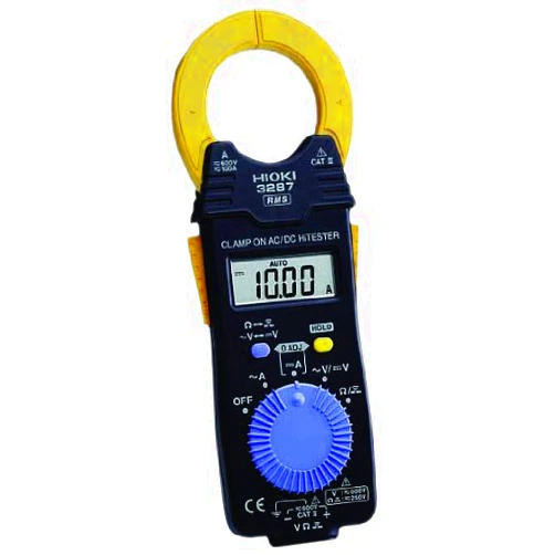 Hioki HiTester 3287 True RMS Clamp-Meter, 100A AC/DC, Conductors to 35mm, Voltage and Resistance Measurement