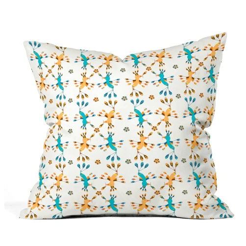 Deny Designs Gabriela Larios Tortolitas Throw Pillow, 16 x 16