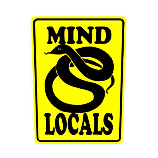 Lichangyu111 Mind Snakes Snapping Turtle Locals Sign, Wildlife Protection Warning Slow Down Crossing Xing Metal Tin Signs,16 X 12 Inches