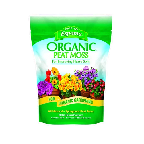 Espoma Organic Peat Moss; All-Natural Horticultural Grade Sphagnum Peat Moss Approved for Organic Gardening. Helps Improve Aeration & Moisture Retention. Promotes Root Growth – Pack of one