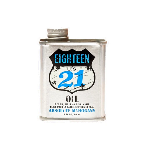 18.21 Man Made Hair, Skin & Beard Oil for Men, 4 Scents - Non-Greasy, Conditioning Balm with Castor Seed, Jojoba, and Argan Oils - Premium Tattoo and Mustache Care Products