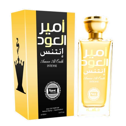 Hybrid & Company Ameer Al Oud Intense For Men Eau De Parfum Vaporisateur Natural Spray 3.4 Fl Oz