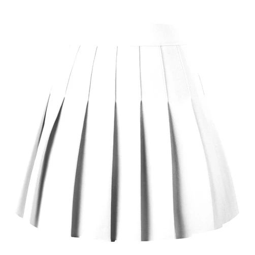 Girstunm Women's Pleated Skirt Mini Skater Basic Skirts High Waist School Girls Uniform Short Cheerleader Skirt