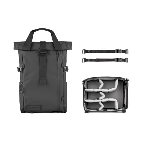 WANDRD PRVKE Rolltop 31L V4 Photography Bundle – Expandable Travel Camera Backpack with Essential Camera Cube and Laptop Sleeve