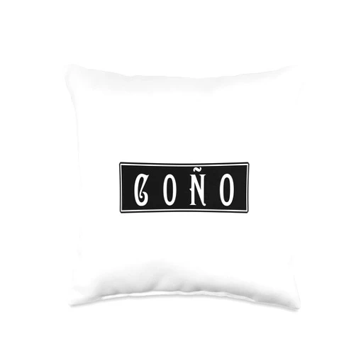 Dominican coño Spanish Slang Funny design Coño Funny Latino Slang Design Spanish Throw Pillow, 16x16, Multicolor