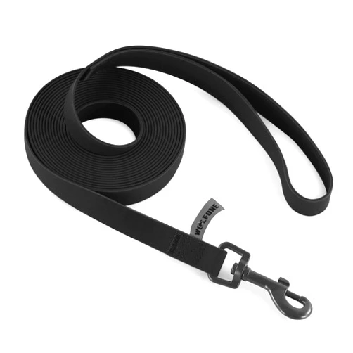 Wolfone 1.5m Blask Waterproof Training Dog Leash，Sturdy Dirt & Odor-Resistant Leash for Small Medium Large Dog， Cute Color Leash for Boys Girly Dog