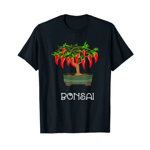 Witty Bonsai, Bonchi Spicy Gift Bonsai Chile, Bonchi Spicy Pepper T-shirt for Chili Lovers