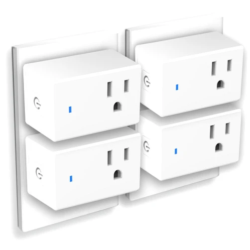 ExIoTy Mini Smart Plug, Compatible with Alexa Only, Simple Setup with One Voice Command, Remote Control, Timer & Schedule & Group Controller, Stable Connection, Echo Required (4 Pack)