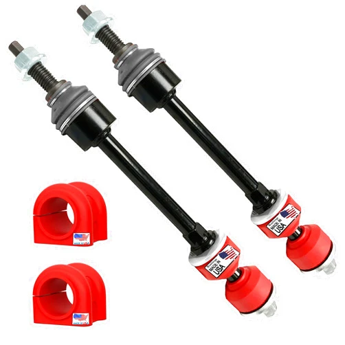 Suspension Dudes 4PC Front Sway Bar Links + Front Bushings FITS 2WD 2002-2010 Dodge Ram 1500