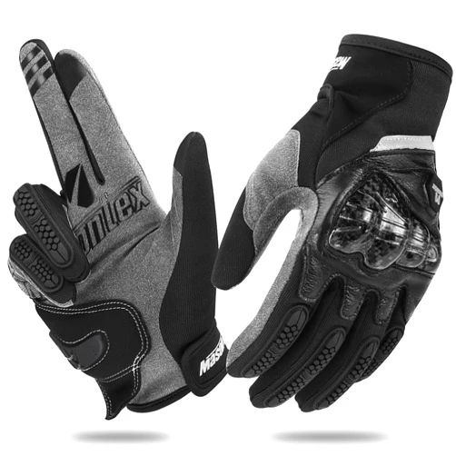 Victridge Motorcycle Gloves for Men and Women,Touchscreen Full Finger, Lightweight Carbon Fiber，Powersports Gloves for Cycling Motorbike ATV MTB BMX Riding Camping Climbing Hiking Work Outdoor