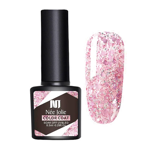 Tkrady Nail Polish Set,tkrady 8.5ml Gel Nail Polish Sparkle Colors Glossy Gel Polish Soak Off UV Nail Gel Polish Semi Permanent Nail Varnish Base and Top Coat for Nail Polish(#13)