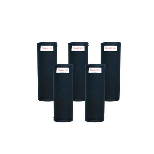 SP-Out 5 Packs Neoprene Luggage Handle Wraps Protection Cover Soft Trolley Case Grip Cover (Black)