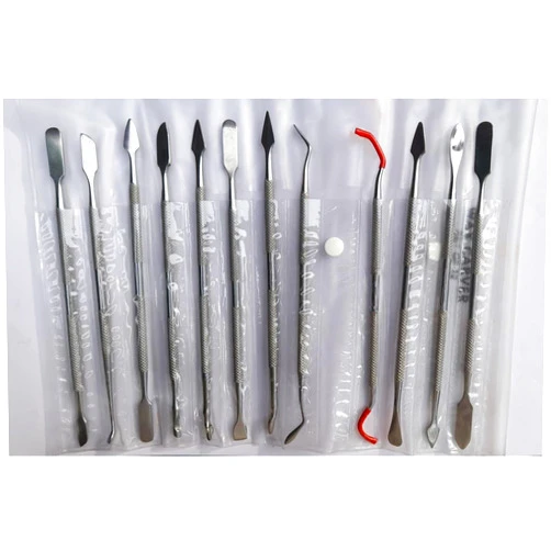 RELIBBA Wax Carving & Modeling Tools, Clay & Pottery Tools, (R-120) Modeling/Sculpting/Carving Tools - Stainless Steel (Set of 12 Pieces)