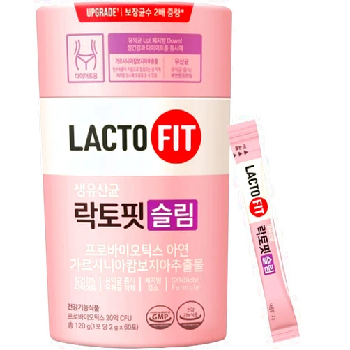 KOREAC_ Lacto-Fit Probiotics Slim 2 Billion CFU 2g X 60 Stick Packets
