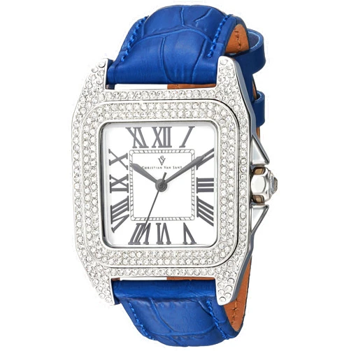 Christian Van Sant Women's CV4422 Radieuse Analog Display Quartz Blue Watch