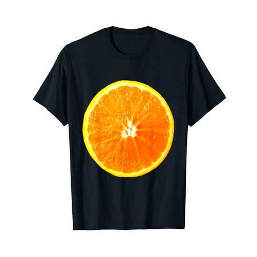 Funny Fruit & Vegetable Costume Co. Orange Easy Funny Matching Halloween Costume for Men Women T-Shirt