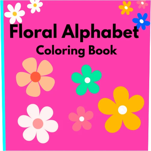 Jada M Davis Floral Alphabet Coloring Book