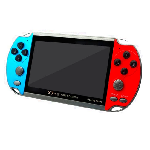 DREAMHAX X7 Plus Handheld Game Console , Preload 10000 Games Portable Video Games Support HDMI Output & Double Player Classic Arcade Retro Game Player (4.3