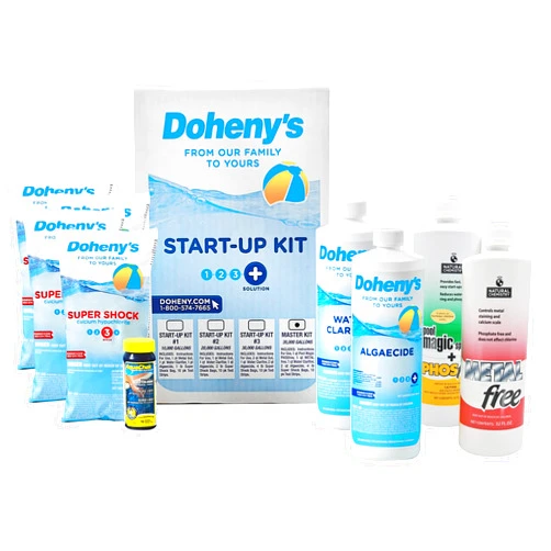 Doheny's Master Pool Opening Kit | Made in USA | Start-Up Chemicals for Pools | Includes Ultimate Kit, Natural Chemistry, Metal Out, Clarifier, Spring Control & Super Shock | Treats 30,000 Gallons