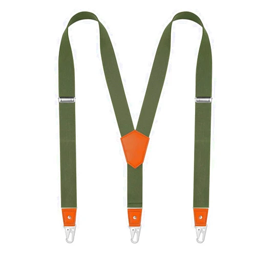 DEOBOX Suspenders for Men Heavy Duty Snap Hooks with 1.4 Inch Elastic Straps Y-Back Adjustable
