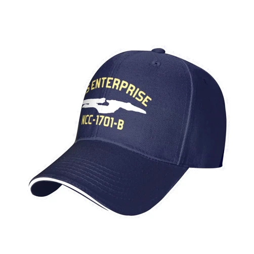 DRABBET USS Enterprise Outdoor Cap Unisex Hat Adjustable Baseball-Cap Peaked Sandwich Cap Snapback Hat