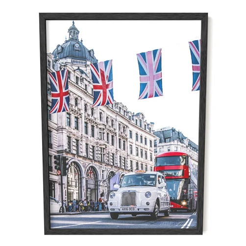 HAUS AND HUES London Wall Art London Wall Decor London Cityscape Travel Posters Pictures of London London Pictures London Taxi London Red Bus | UNFRAMED 12” x 16” (Dome Cathedral Tour)
