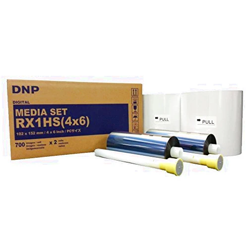 DNP Media Set RX1 – Thermal Paper for DS-RX1 Printers – 10 x 15 cm – 700 x 2 Copies