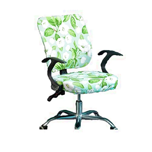 Wonderfulwu Stretch Chair Covers Spandex Office Computer Chair Cover Removable Washable Rotate Swivel Chair Protective Covers (Z6)