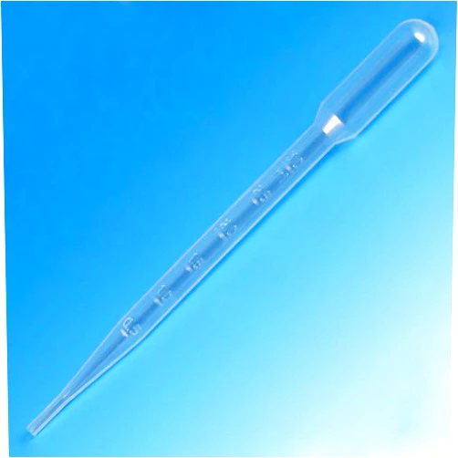 Globe Scientific 135238-100 Transfer Pipet, Large Bulb, Graduated to 3 mL, Sterile, 7.0 mL, 155 mm Size, 2.5 mm Height, 7.5 mm Wide, 9.5 mm Length, Polyethylene (PE) (Pack of 100)