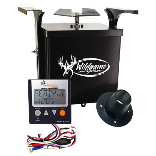 WILDGAME INNOVATIONS Trophy Hunter 6V Digital Feeder Kit , Weather-Resistant Durable Easy-to-Use Digital Power Control Unit for Hunting Game Feeder