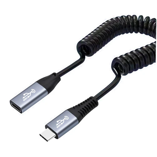Guamar USB C Extension Cable 7.2FT, 20Gbps Data Transfer & 100W DP Fast Charging & 4K@60Hz Video and Audio Output, Type C Extender Cord for Laptop Tablet Phone and More