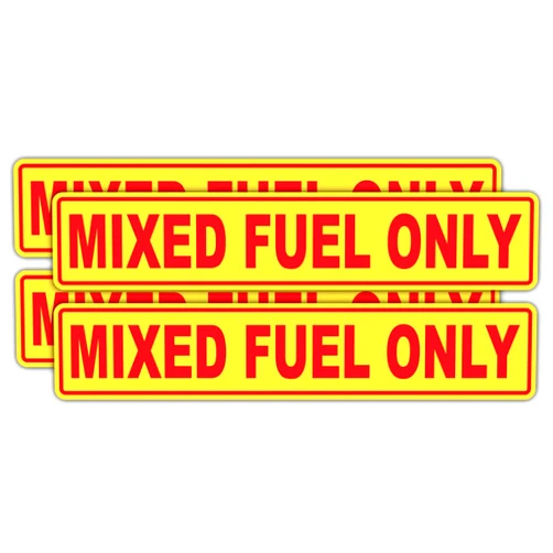 Sticker Frenzy Mixed Fuel ONLY Decals/Stickers/Labels/Markers Fuel Oil Gas