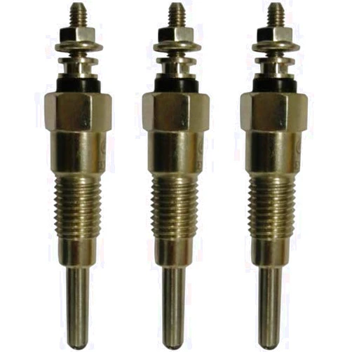 DOPZNJWF Replacement for fits 3Pcs Glow Plug Fits Kubota fits Yanmar D750 D850 D950 B1500 B7100 B7001 B8200