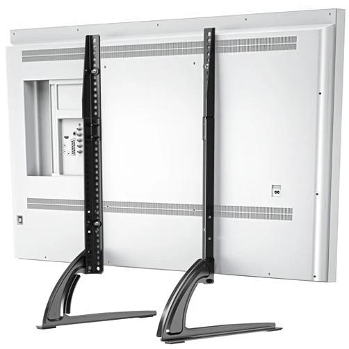 ELIVED Table Top TV Stand for Most 32-70 Inch Flat Screen Curved TVs with Max VESA 800x600mm, Universal TV Legs Height Adjustable, Detachable TV Stand Base Holds up to 88 lbs, YD1024