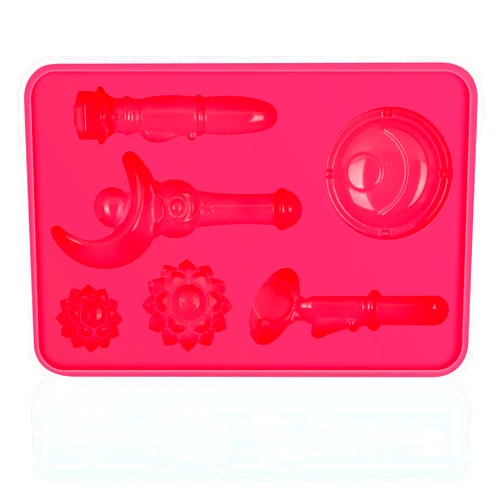 SHOWLOUE DIY Silicone Mould Cookie Cutter Mould Cake Decorating Tool Chocolate Fondant Jelly Muffin Pudding Mold, 6 Pattern