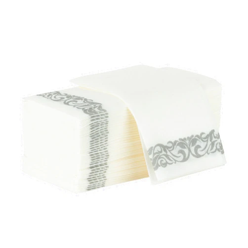 Party Bargains Disposable Linen-Feel Guest Towels, 50 Pack, 12