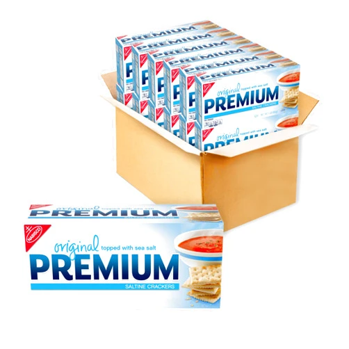 Premium Original Saltine Crackers, 12-16 oz Boxes