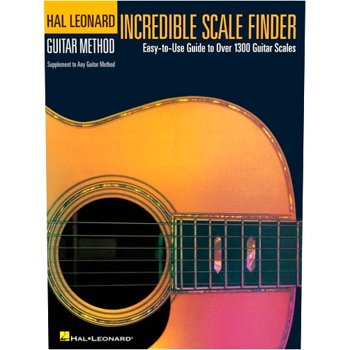 Various Incredible Scale Finder - Hal Leonard Guitar Method | Scale Book for Beginners to Advanced | Over 1300 Guitar Scale Diagrams in All 12 Keys | Fretboard Theory Method Book | Guitar Sheet Music Guide