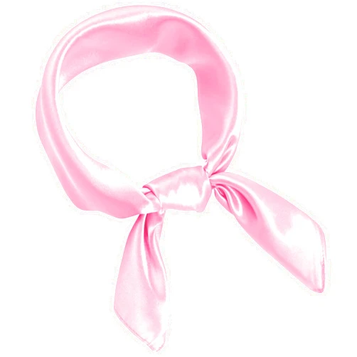 Pistha Chiffon Scarf Square Ribbon Neck Scarf Satin Scarf Handkerchief for Halloween Retro Women Girls Costume Accessory