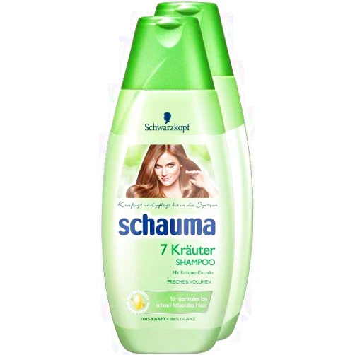 Schwarzkopf Schauma 7 Herbal Shampoo (2 x 400 ml) by Schauma