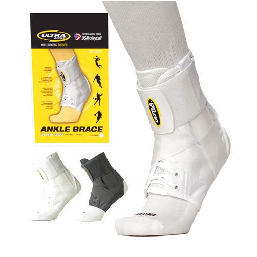 Ultra Ankle Ultra 360 Lace-Up Ankle Brace Featuring Adjustable Support with Figure-8 Straps to Reduce Ankle Pain and Speed Recovery. Orthopedic Construction for Everyday Wear and Durability for Sports.