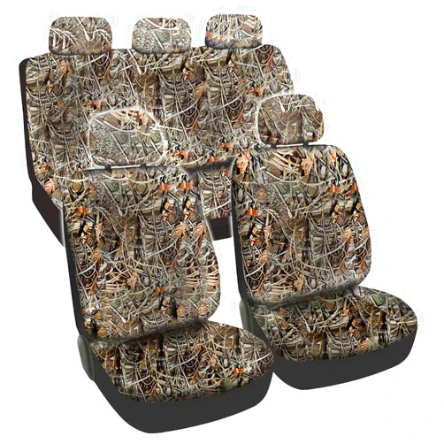 CarsCover Real Full Camo Seat Covers for Auto Truck Car SUV Woman Style Seat Cover (9pc Full Camo Low Back)